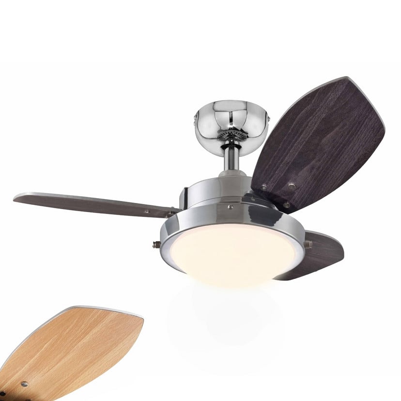lampenwelt Westinghouse Wengue Deckenventilator E14-Leuchte