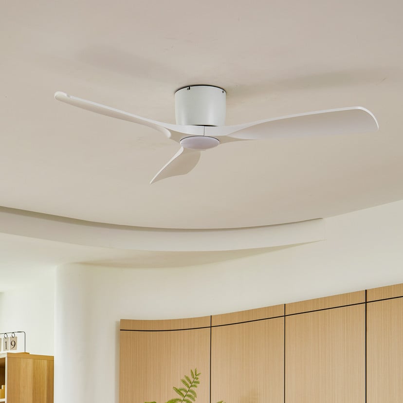 lampenwelt Lucande Smart LED-Deckenventilator Moneno weiß DC Tuya Bis zu 50% Rabatt