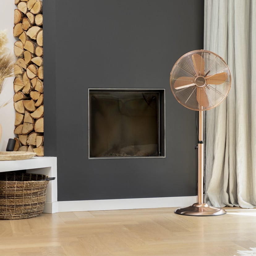 lampenwelt Standventilator VE5971 in Kupfer Vierteljährliche Förderung